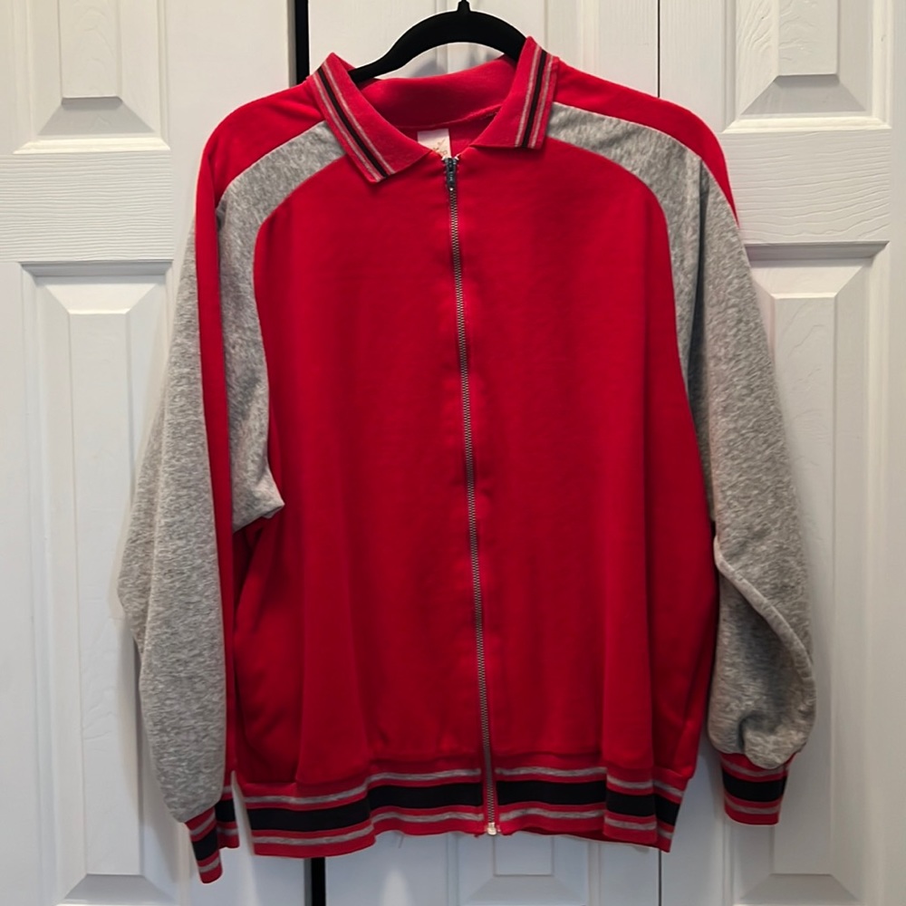 Vintage athletic zip up jacket